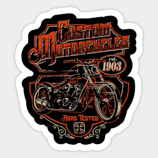 Custom Motorcycles Sticker